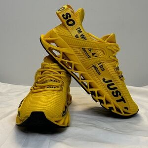 Just So So Women’s Athletic Sneakers Yellow/Black EU 36 Pittsburgh Sports Fans